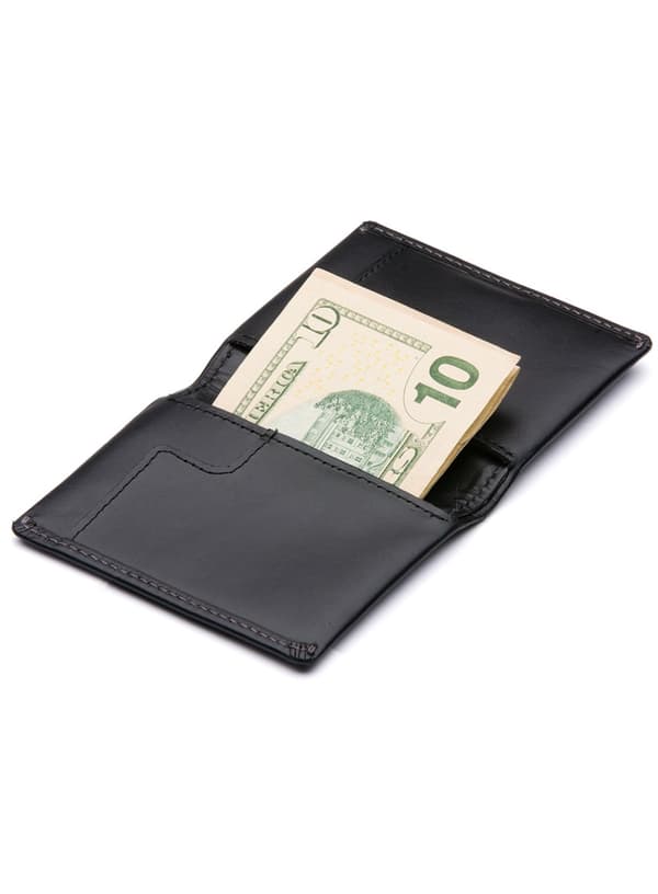 Bellroy Slim Sleeve läderplånbok - svart