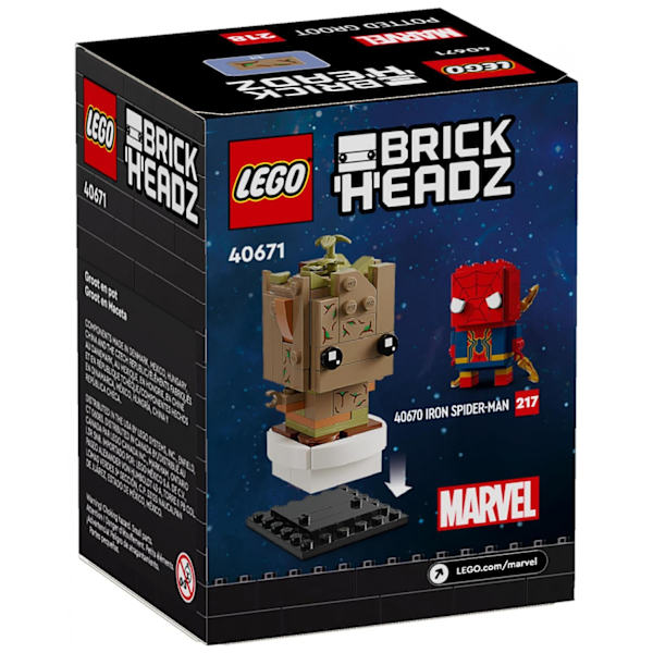LEGO BrickHeadz 40671 Groot i kruka | CDON