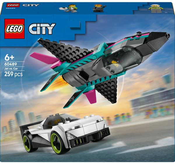 LEGO 60489 City Jetplan mot bil