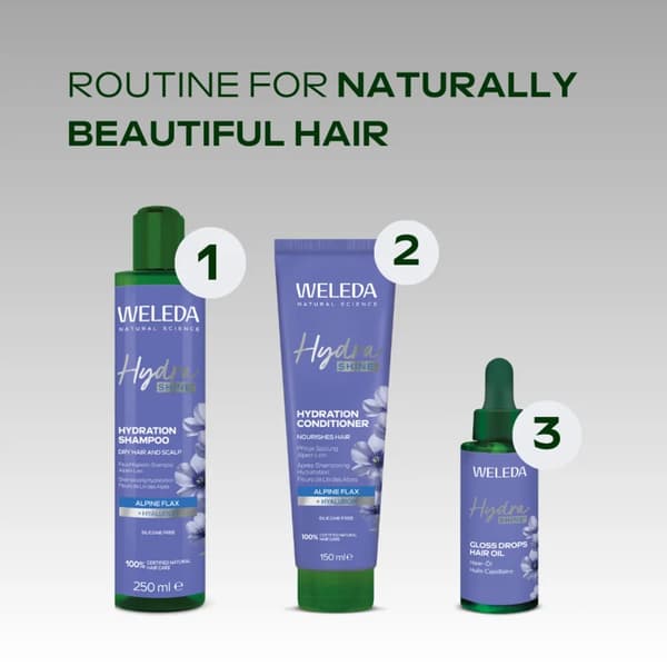 Weleda HydraShine ravitseva hiusöljy 30 ml