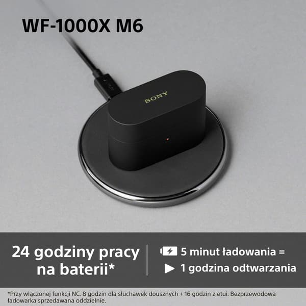 Sony WF-1000XM6 ANC In-ear trådløse hovedtelefoner Bluetooth 5.3 Sort