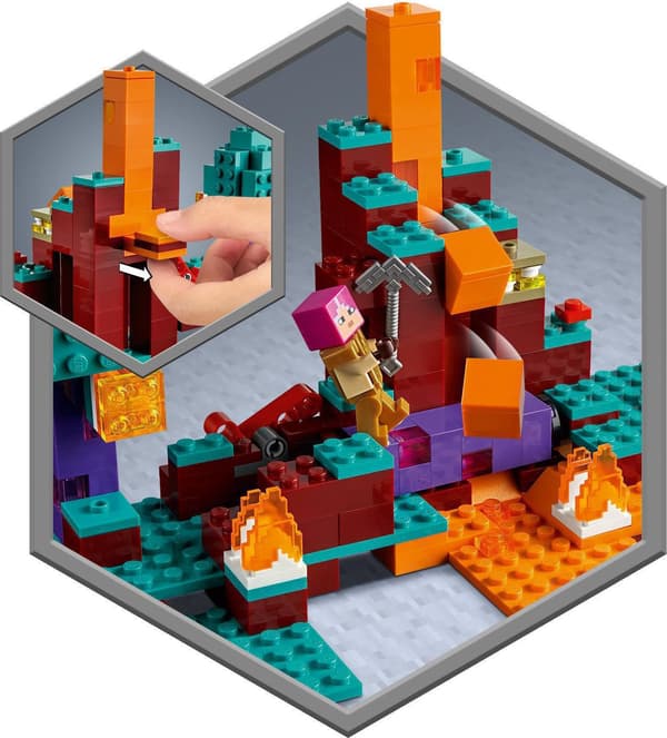 LEGO Minecraft Förvriden skog (21168)