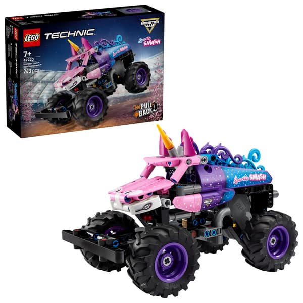 LEGO TECHNIC 42220 Monster Jam Sparkle Smash, byggset +7 år