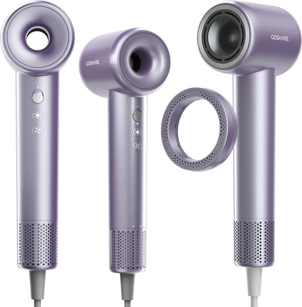 COSHARE SuperFlow1 Hårtørrer Lilla 1600W