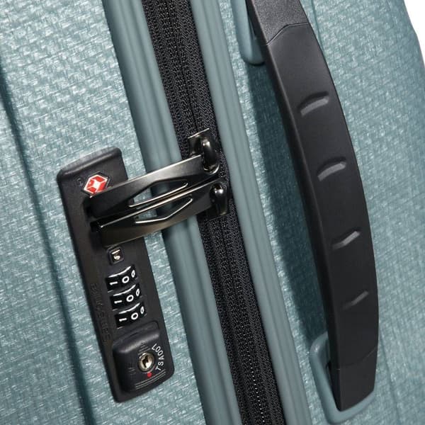 Stor XL Samsonite Cosmolite 3.0 kuffert - isblå