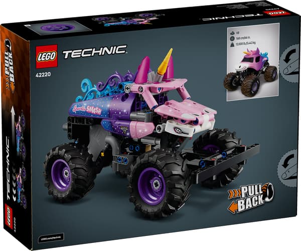 LEGO TECHNIC 42220 Monster Jam Sparkle Smash, byggset +7 år