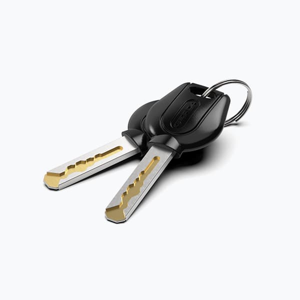 Cykelås GERDA Contra Line 900/6V svart