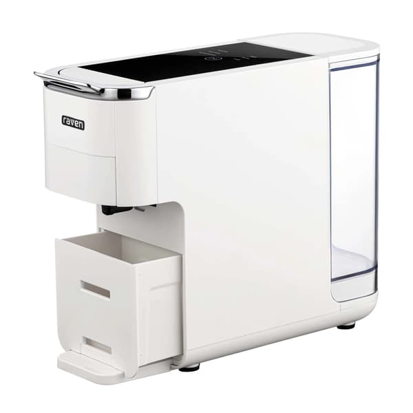 Kaffemaskin Raven EEK001B Vit 3 kaffeadaptrar