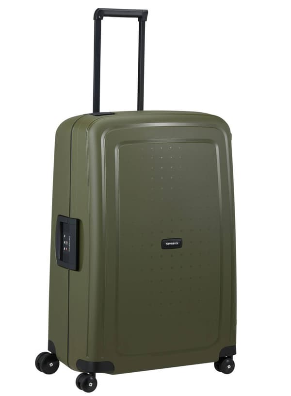 Stor Samsonite S'Cure kuffert - oliven