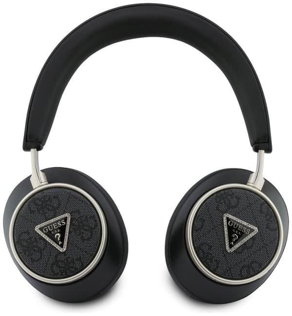 GUESS 4G Triangle Logo Bluetooth ENC On-Ear Hovedtelefoner Sort