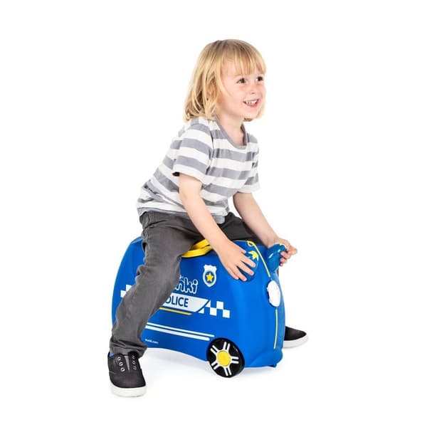 Trunki børnekuffert - politibil Percy