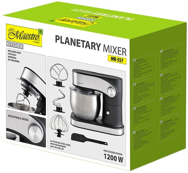 Planetarisk køkkenmaskine MAESTRO MR-557