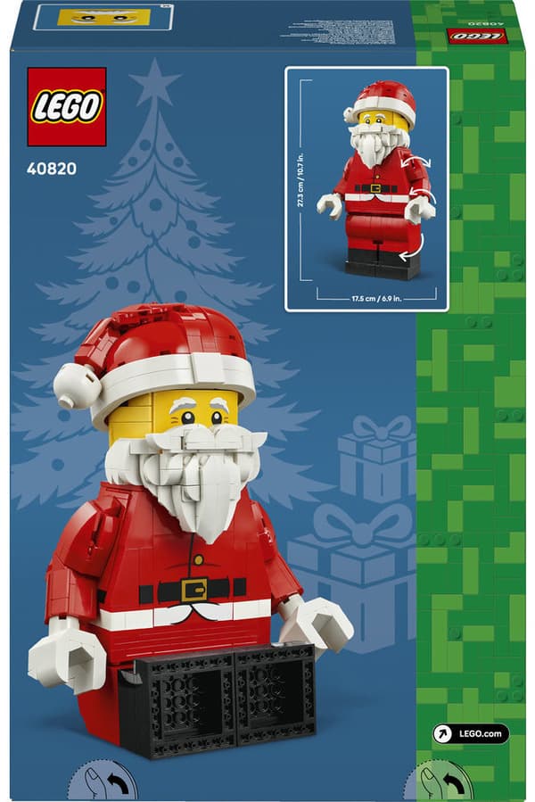 LEGO 40820 Forvokset julemandsminifigur