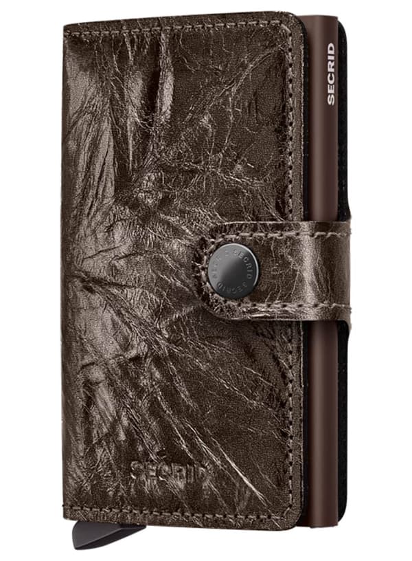 Secrid kompakt pung med RFID Miniwallet Crunch - bronze