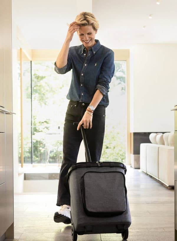 Reisenthel Carrycruiser Plus -ostoskassi - twist silver