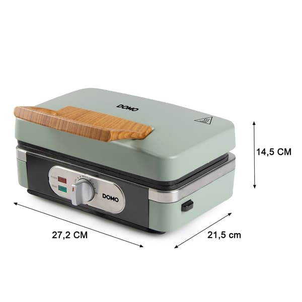 Domo DO9276C Våfflor Musslor Panini 1100W