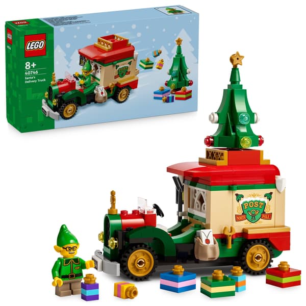LEGO Iconic 40746 Jultomtens lastbil