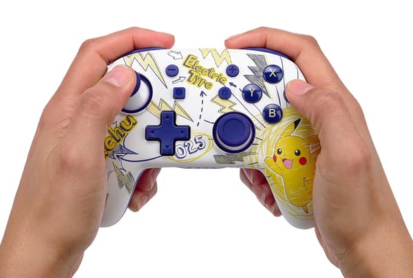 PowerA Enhanced NANO Pokemon Pikachu School Days Controller til Nintendo Switch Trådløs