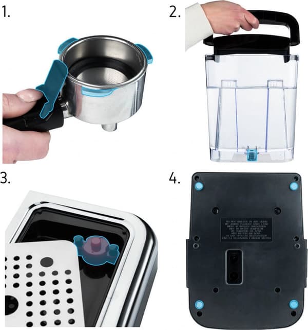 YOER BLACKline Breve EM01BK espressomaskine