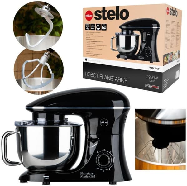 ELDOM WRK2000 Stelo -yleiskone, musta