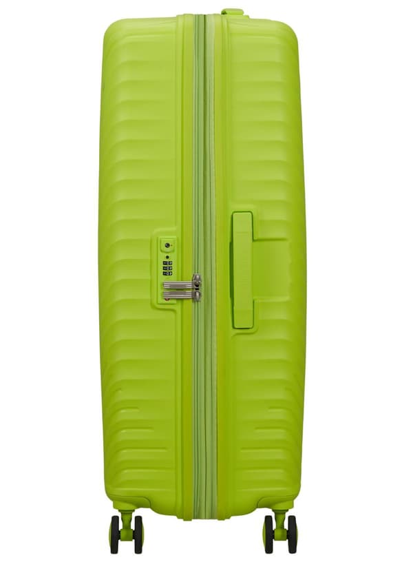 Stor kuffert American Tourister Diablast EXP - hyper lime