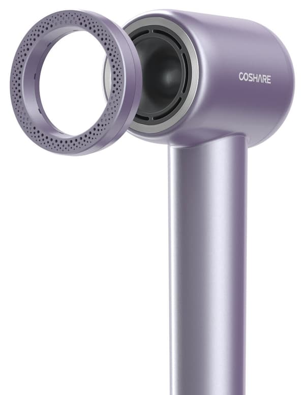 COSHARE SuperFlow1 Pro Hårtørrer Lilla 1600 W