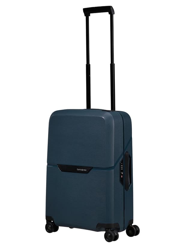 Liten resväska Samsonite Magnum Eco - midnattsblå