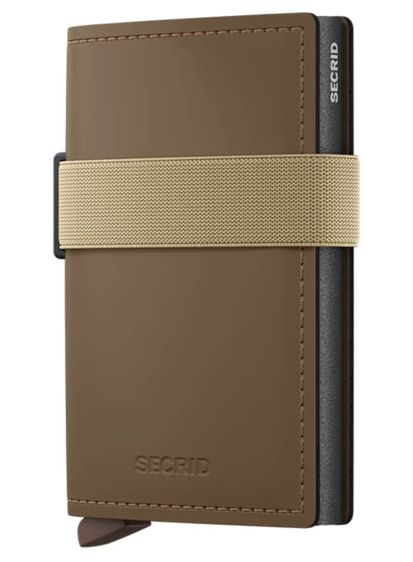 Secrid Bandwallet Matte RFID-lommebog - earth / beige