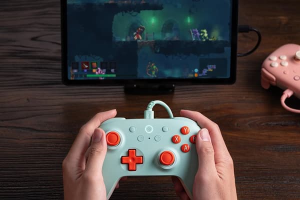 8BitDo Ultimate 2C trådbunden handkontroll för PC, Android trådbunden mintgrön