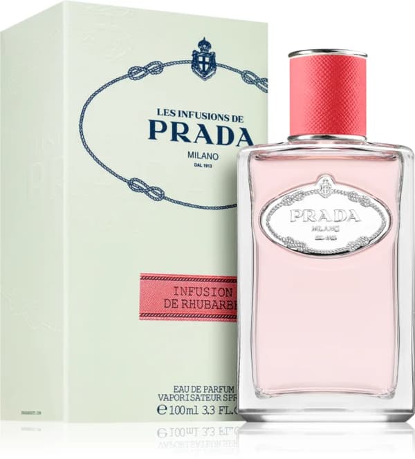 Prada Les Infusions Eau de Parfum til kvinder: Infusion Rhubarbe 100 ml