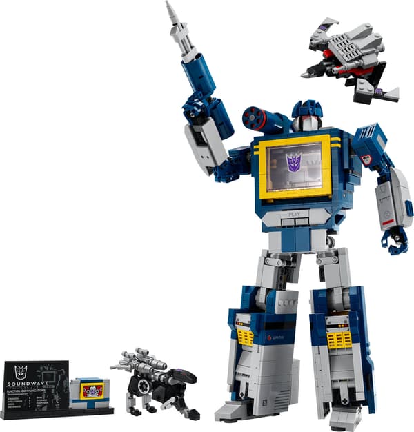LEGO 10358 ICONS Transformers: Soundwave