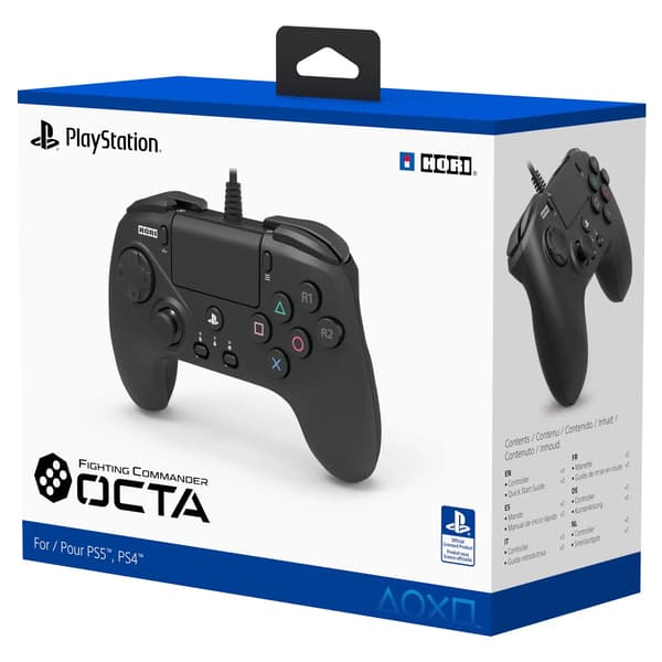 Hori Fighting Commander Octa-kontroll för PS5, PS4, PC Trådbunden