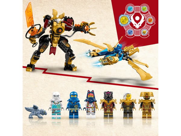 LEGO Ninjago 71796 Elementdrage mod kejserindens robot