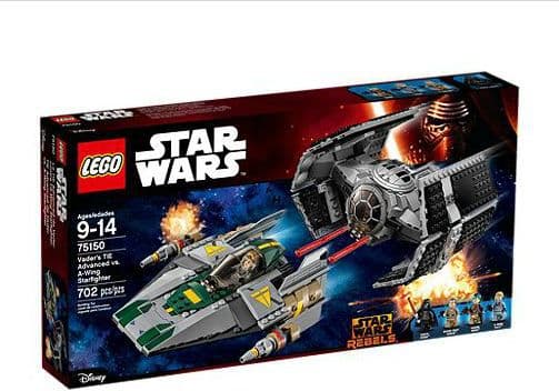 LEGO Star Wars TIE Advanced vs. A-Wing Starfighter (75150)