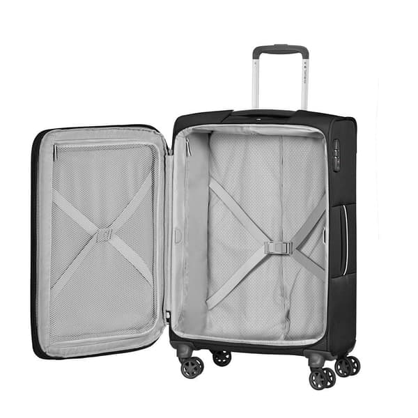 Mellemstor udvidelig kuffert Popsoda Samsonite - sort