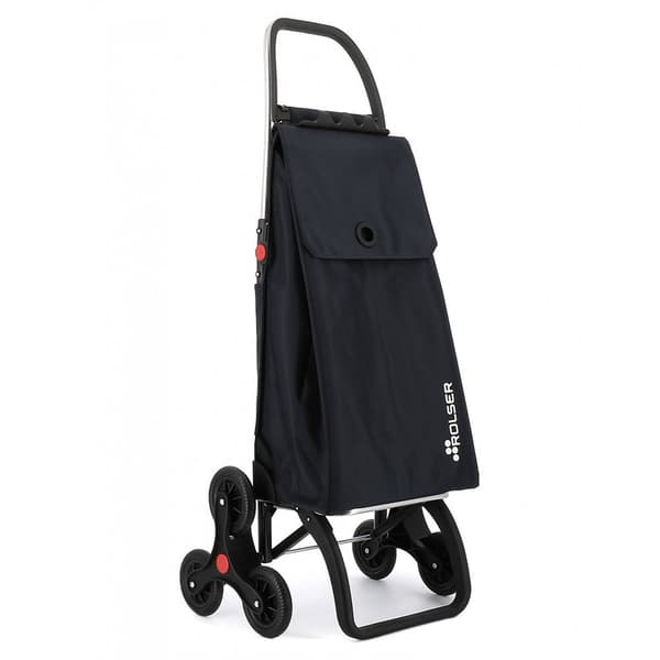 Indkøbstaske Rolser Logic RD6 Akanto MF foldbar - sort