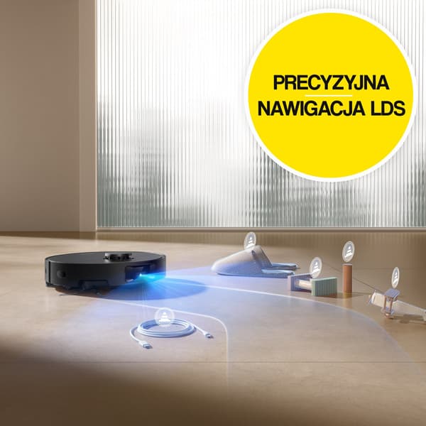 DREAME D20 Pro Plus -robotti-imuri, musta