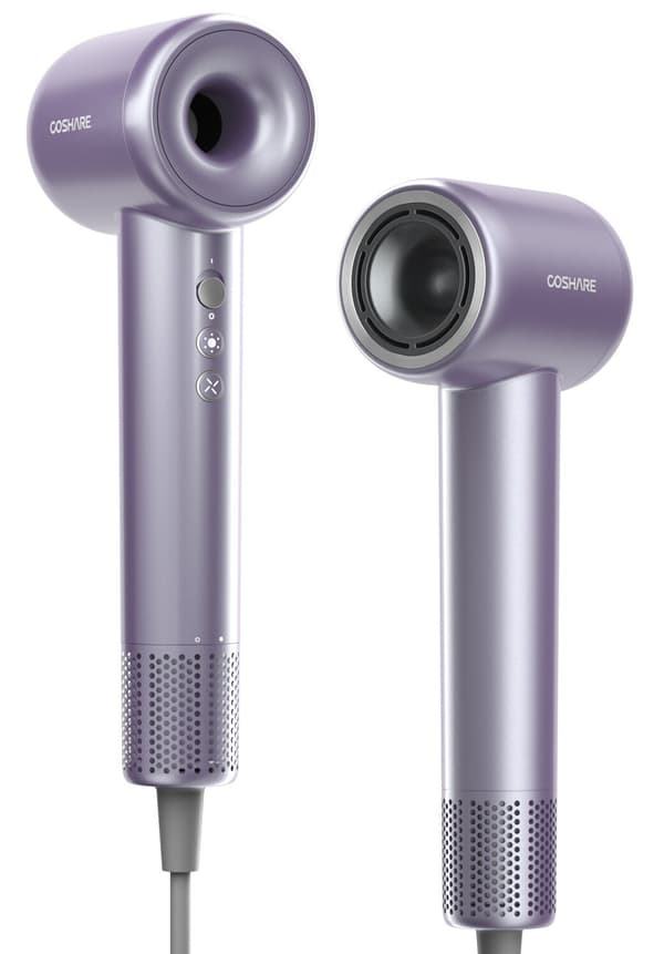 COSHARE SuperFlow1 Pro Hårtørrer Lilla 1600 W