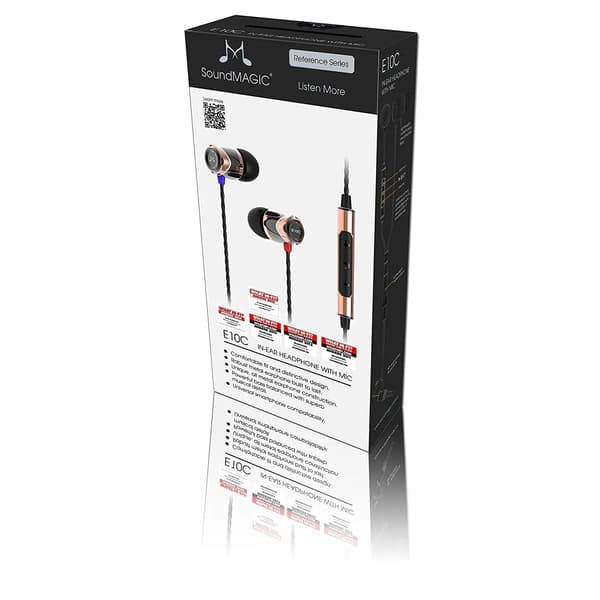 SoundMAGIC E10C Kablede In-Ear Hovedtelefoner Mikrofon Guld