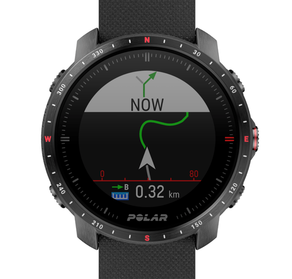 Smartwatch Polar Grit X Pro Black DLC