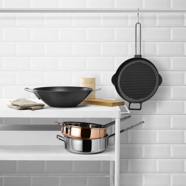EVA TRIO Rustfrit Stål 24 cm - stegepande i rustfrit stål