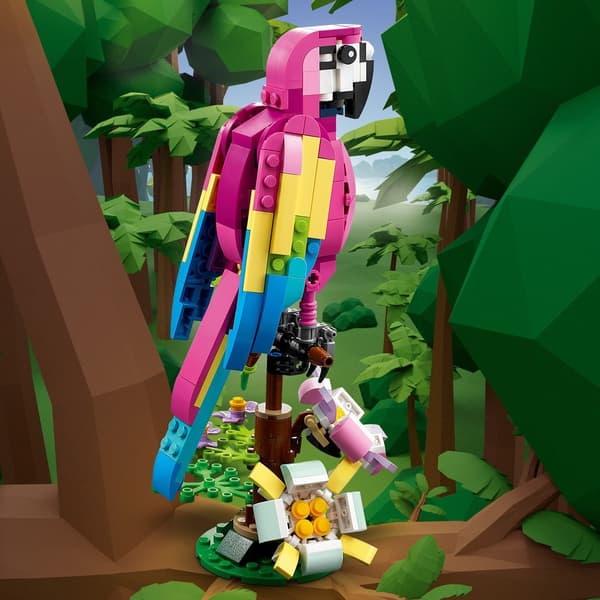 LEGO Creator Eksoottinen vaaleanpunainen papukaija (31144)