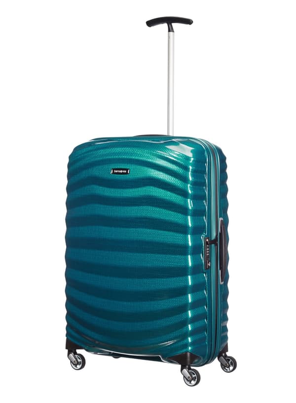 Samsonite Lite-Shock spinner medium resväska - petrol blue