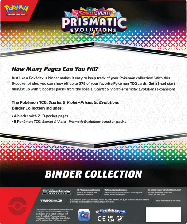 Pokemon TCG: Prismatic Evolutions -kansio