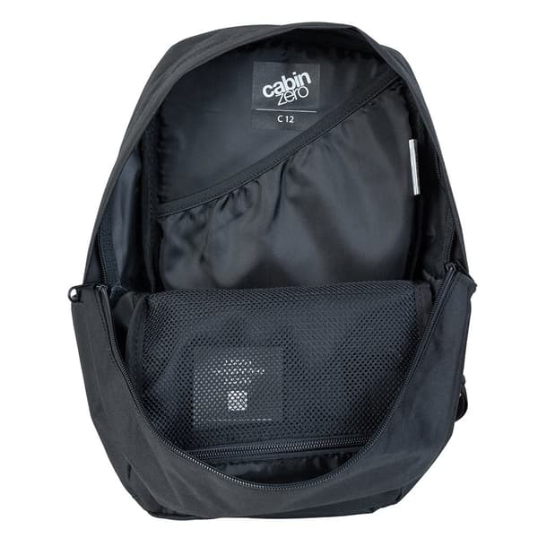 Lille rygsæk CabinZero Flight 12 l - absolute black