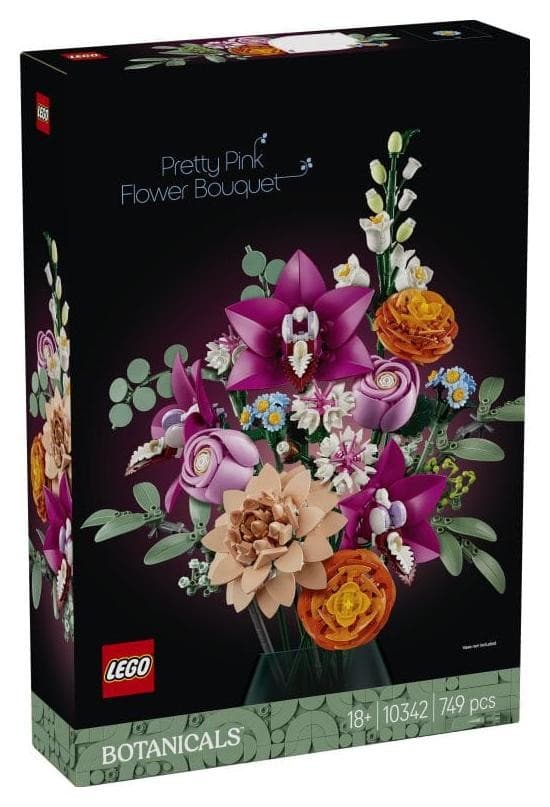 LEGO Botanical Collection 10342 Vacker bukett med rosa blommor
