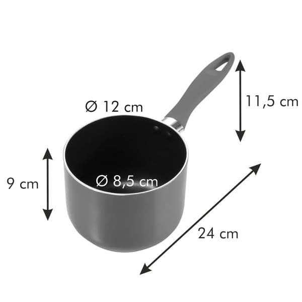 TESCOMA Presto Mini 0,9 l rød - aluminiumsgryde