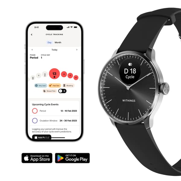 Smartwatch Withings ScanWatch Light 37mm Sort