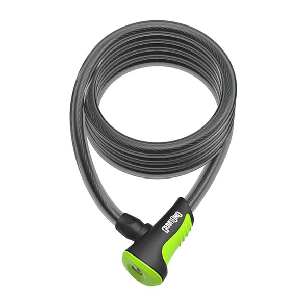 OnGuard Neon 8156GR sort/grøn cykellås