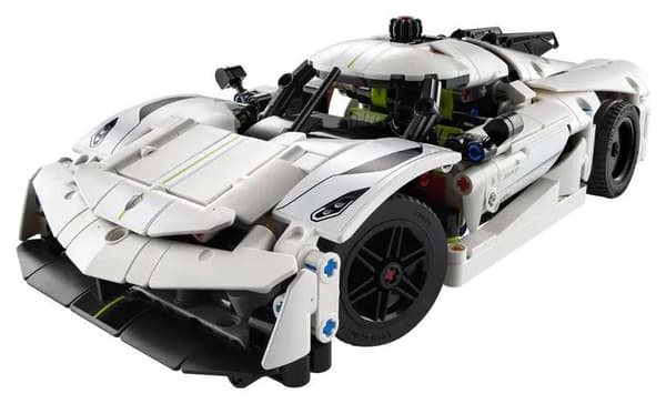 LEGO Technic 42184 Vit Koenigsegg Jesko Absolut hyperbil